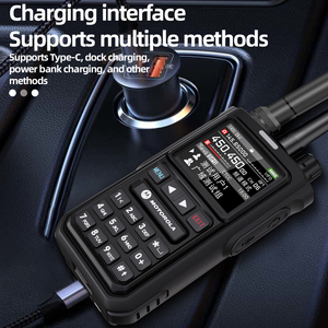 HX-8100 Walkie Talkie 4G POC+VHF&UHF Dual-Mode con Controllo Vox 136-520MHz, Interfono Mobile per Copertura <span class=keywords><strong>Radio</strong></span> Globale - Product Image 3