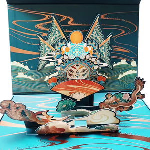 Tùy Chỉnh Thiết Kế Nổ Trà 3D Hộp <span class=keywords><strong>Pop</strong></span> up Nổ Hình Ảnh Bất Ngờ Gấp Trà Hộp Quà Tặng - Product Image 3