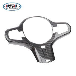 Cadre de <span class=keywords><strong>volant</strong></span> de voiture en fibre de carbone sèche véritable M Couverture intérieure de style sport pour <span class=keywords><strong>BMW</strong></span> Série 5 G30 <span class=keywords><strong>X3</strong></span> G01 X4 G02 GT 2017up - Product Image 4