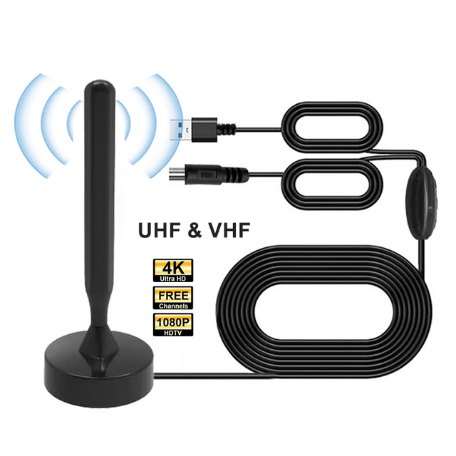 Factory OEM ODM Indoor Outdoor Two-in-one Long Range Hd Tv Antena Uhf Vhf Hdtv Aerial Long Range Digital TV Antenna