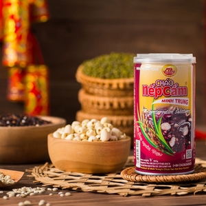 Porridge de riz noir collant en conserve, délicieux et sain, soupe de riz instantanée, lot en vrac, alimentation pour le petit-déjeuner - Product Image 5
