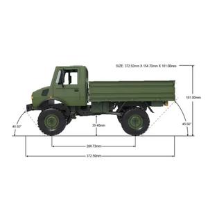 Coche RC de Control Remoto de Alta Velocidad 2.4G 3CH 4WD P06 LDR/C con Luces LED, Modelo de Derrape, Crawler, Buggy, Lorry, Monster Truck, Juguetes - Product Image 4