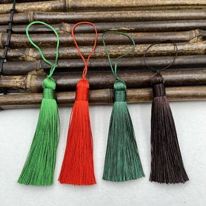 Adornos Colgantes de Flecos de Poliéster de Seda Helada Lisa de 3 Pulgadas para Cortinas, Prendas, Textiles del Hogar y Teléfonos Móviles - Product Image 3