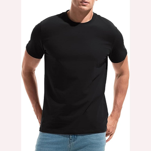 Venta caliente de alta calidad 210 Gsm camiseta de impresión personalizada 100gsm para hombre Camisetas de manga corta - Product Image 5
