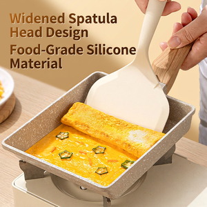 Espátula Ancha de Silicona para Tortillas, Resistente al Calor y Antiadherente, para Hornear Panqueques, Cocina Comercial y Hogar - Product Image 2