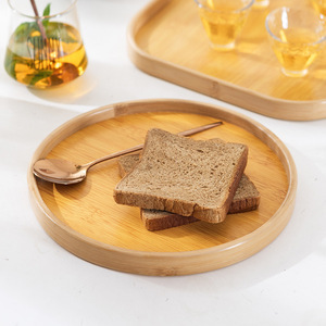 Bamboo plates and <b>trays</b> are multifunctional and suitable for various occasions, including homes, hotels, guesthouses, and - Product Image 2