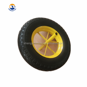 Chambre à air <span class=keywords><strong>de</strong></span> 14 "à becquet jaune, pneu <span class=keywords><strong>de</strong></span> <span class=keywords><strong>brouette</strong></span>, 3.50 — 8, <span class=keywords><strong>VALVE</strong></span> coudée intérieure - Product Image 4