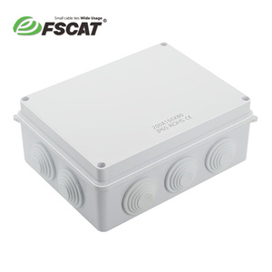 Boîtier de contrôle étanche FSCAT 200x155x80 IP65 en ABS/PVC avec <span class=keywords><strong>10</strong></span> entrées de câble et bouchons, montage mural/en saillie - Product Image 3