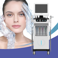 Appareil de soin du visage Hydra Dermabrasion 14 en 1, nettoyage en profondeur, lifting du visage, jet d'oxygène, soin du visage à l'eau, machine à bulles d'oxygène