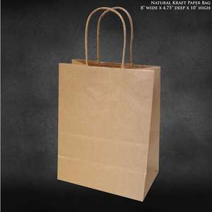 Wholesale Custom Logo Luxury Supermarket <b>Paper</b> Bags Full Color Printing <b>Biodegradable</b>/Compostable Kraft White High Quality - Product Image 3