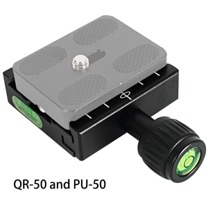 Adaptador de Montaje Universal para Trípode de Cámara Vicsound QR50 de Aleación de Aluminio, Clip de Sujeción Arca para Placa de Liberación Rápida para DSLR - Product Image 4