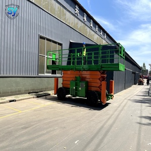 Plateforme élévatrice à ciseaux hydraulique SY pour terrains accidentés, travaux en hauteur sur chantier - Product Image 3
