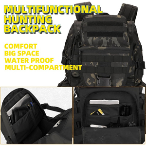 Breathable Comfortable Tactical Backpack fit Laptop Multipurpose Camouflage <b>Bag</b> for Daily Uses Travel Outdoor - Product Image 2