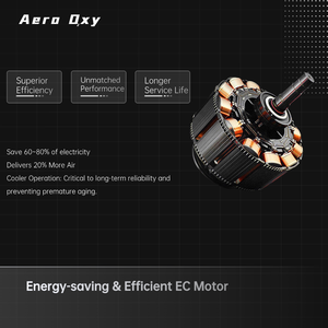 Pengontrol Kecepatan 220V EC Inline Kipas Saluran 4 Inci Baja Tahan Karat Sistem Ventilasi Aliran Campuran OEM Dapat Disesuaikan Set Lengkap - Product Image 3