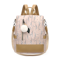 Sac à dos pour femme en tissu Oxford tendance, nouveau style, sac à main décontracté pour femme, sac d'école pliable pour une utilisation en extérieur