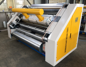 Ligne de production de carton papier sans doigts B C <span class=keywords><strong>E</strong></span> F Machine ondulé<span class=keywords><strong>e</strong></span> à rouleau ondulé à simple face - Product Image 2