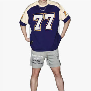 Trendy Personalized Ice Hockey Short Sleeve Jersey Hip Hop Basketball Football Style <b>T</b>-<b>shirt</b> High Street Fashion Sports Top - Product Image 1