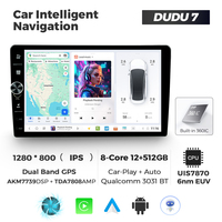 DUDU7 Autoradio Android de type universel avec bouton physique Volume 9 pouces et 10 pouces Stéréo de voiture à écran tactile GPS CP