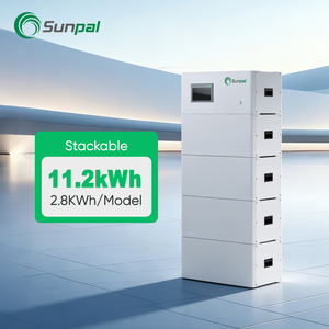 Batteries au lithium-ion Lifepo4 Sunpal 51,2 V 200 Ah 11,2 kWh, batterie au lithium empilable pour système solaire - Product Image 1