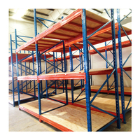 Système de rayonnage modulaire en acier laminé à froid robuste pour entrepôt, assemblage par vis, protection contre la corrosion, électrostatique