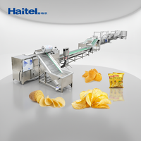 Machine à chips de pommes de terre haute capacité, ligne de production entièrement automatique pour le traitement des pommes de terre