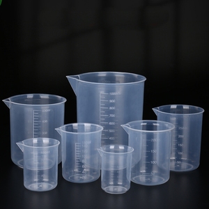 เหยือกตวงพลาสติกภาชนะผสมบีกเกอร์พลาสติกใสพร้อมพวยเท - Product Image 1