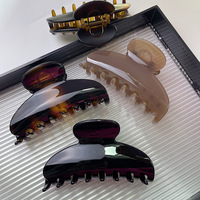 Pinces à cheveux en arc de haute qualité, élégantes et simples, grandes pinces à cheveux en forme de lingot, pinces requin rétro pour chignon, accessoires capillaires pour femmes