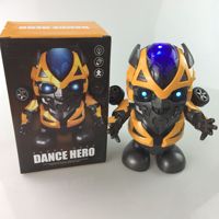 Jouet robot Spider-Man dansant, jouet musical, figurine lumineuse de dessin animé, cadeaux d'anniversaire pour enfants