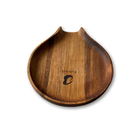 Sous-verres en bois d'acacia écologiques et modernes pour la maison, pour tasses et ustensiles de cuisine, vente en gros