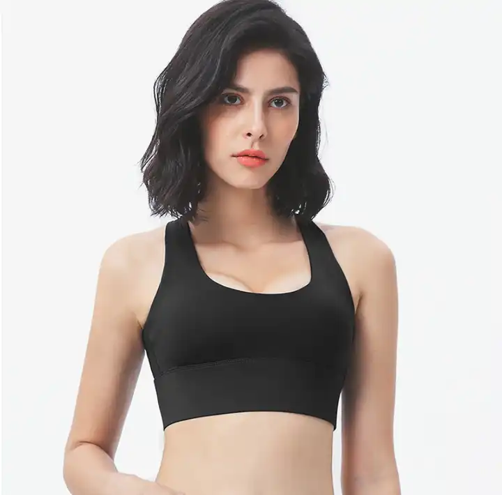 sports bra for women criss-cross back