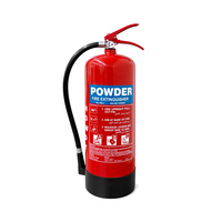 Extincteur à poudre sèche ABC portable, électroplaqué, anti-corrosion, 30% 40%, système d'extinction d'incendie, 4kg 6kg 9kg