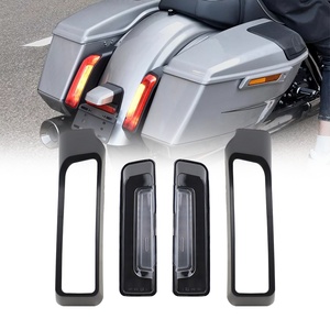 Motorcycle Rear Fender Saddlebag Side Light LED Run Brake Turn Lamps for Harley Road <strong>Glide</strong> Street <strong>Glide</strong> 2024 CVO 2023-2024 - Product Image 1