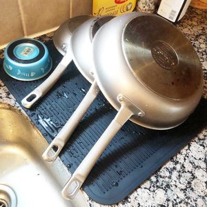Tapis de séchage en silicone personnalisé pour cuisine, antidérapant, séchage rapide, vente en gros directe usine - Product Image 5
