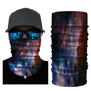 Mascarilla Facial con Estampado de Cielo Estrellado, Calentador de Cuello, Talla Única, Multifuncional, Pañuelo para Ciclismo - Product Image 2