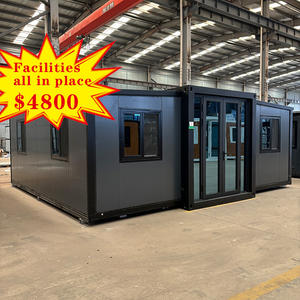 Luxo 20FT Container Móvel Dobrável Móvel Modular Pronto Prefab Pré-fabricada Casa Minúscula - Product Image 2