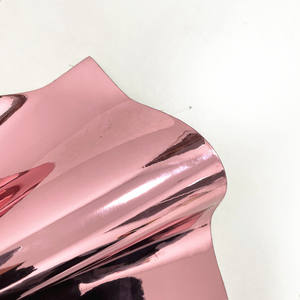 Tissu TPU en cuir verni synthétique métallique Pu sans rides cuir déjoué métallique pour chaussures sacs artisanat - Product Image 2