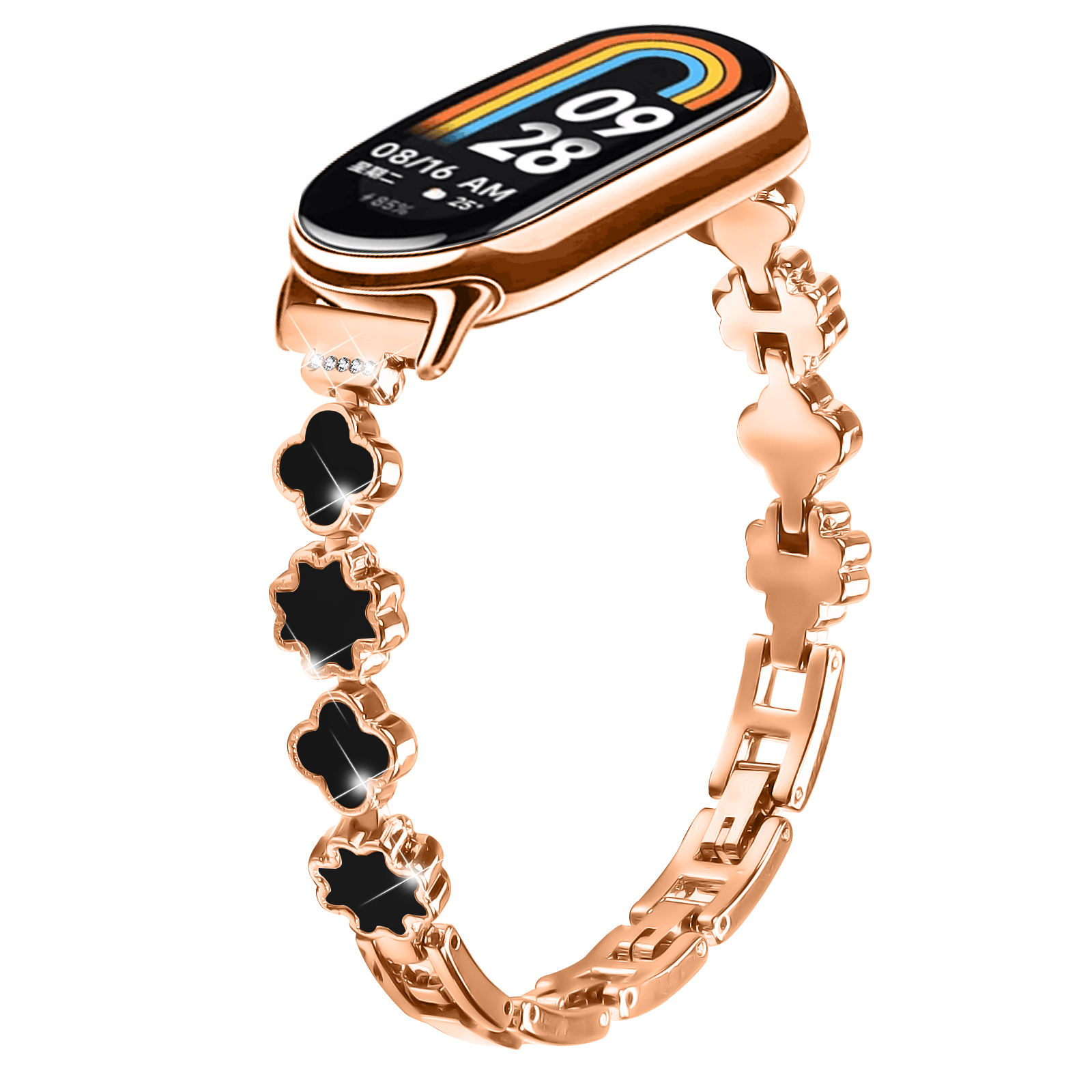 Rose gold balck shell