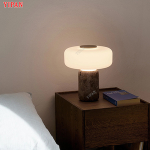 Mới thiết kế hiện đại không dây bảng đèn hậu hiện đại sang trọng sáng tạo đá cẩm thạch bảng đèn cho khách sạn phòng khách xách tay chiếu sáng - Product Image 4