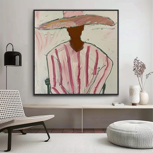 <span class=keywords><strong>Peinture</strong></span> <span class=keywords><strong>moderne</strong></span> sur toile de cowboy occidental, <span class=keywords><strong>peinture</strong></span> à l'huile peinte à la main, art décoratif, portraits de personnages pour hommes, art mural déco - Product Image 2