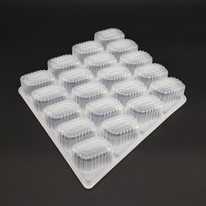 Embalagem Alimentar Descartável de Plástico <span class=keywords><strong>PET</strong></span>, Recipiente Retangular para Dumplings, Embalagem Alimentaire - Product Image 5