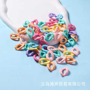 Acrylic Hexagon Chain Hair <b>Clips</b> Multifunctional Plastic Resin Casual Accessory Yiwu Spring 2023 - Product Image 5