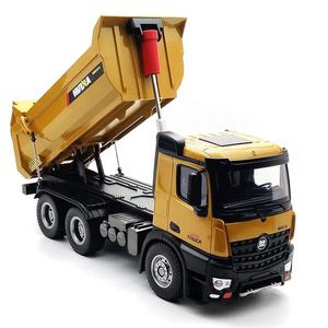 <span class=keywords><strong>Huina</strong></span> <span class=keywords><strong>1582</strong></span> 1/14 10 Canales Camión Volquete De Carga De Aleación De Metal De 6 Ruedas, Vehículo De Ingeniería A Control Remoto, Juguetes De Construcción RC - Product Image 3