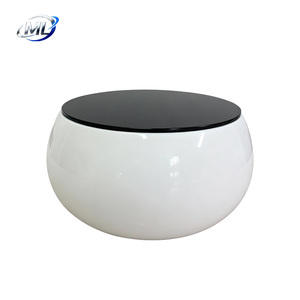 Mesa de Centro de Fibra de Vidrio Duradera, Moderna, Minimalista, de Estilo Italiano, de Diseño Nuevo y Creativo, para Sala de Estar - Product Image 3