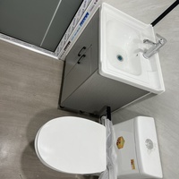 Récipient extensible de 20 pi pour 2 chambres à coucher, caravane pliante en acier et bois pour atelier scolaire, bureau, hôtel et extérieur