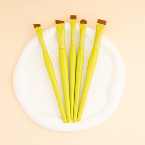 Private Label Extra Thin Flat Angled Eyebrow <strong>Eyeliner</strong> Concealer Makeup <strong>Brush</strong> <strong>for</strong> Eye - Product Image 3