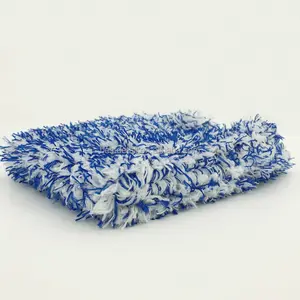 Accessoires <span class=keywords><strong>de</strong></span> voiture Nouvelle Arrivée Bleu Blanc <span class=keywords><strong>Auto</strong></span> Detailing Wheel Cleaning Glove Mixed Color Best Premium Microfiber Car Wash Mitt - Product Image 3