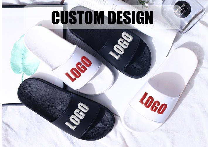 High Quality Custom Slippers With Logo Men 3d Printed Slippers PVC Footwear Slides Custom Logo Sandal Unisex Custom Slippers