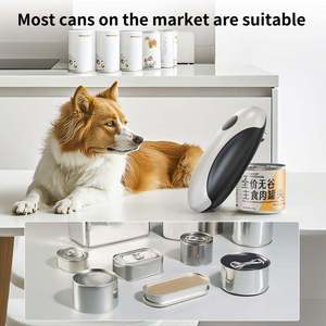 Ouvre-boîte manuel avec poignée, facile à utiliser pour les boîtes de nourriture pour chiens et l'usage domestique - Product Image 1