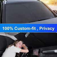 Pare-soleil de pare-brise pour Toyota Land Cruiser Prado LC250 J250 2024-2026 – Protection UV, isolation thermique et intimité automobile