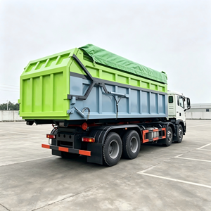 Camion à benne basculante SINOTRUK HOWO 8x4, camion à benne basculante à crochet pour le recyclage des déchets - Product Image 4
